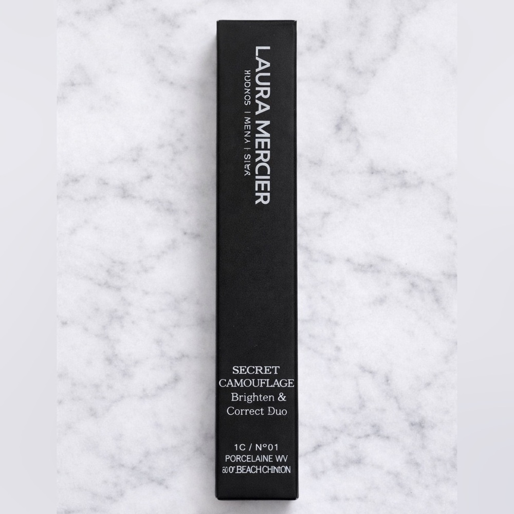 Laura Mercier Secret Camouflage Brighten & Correct Concealer Duo 1C NIB